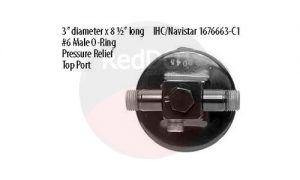 Product image Red Dot 74R2706 receiver drier top view with specs